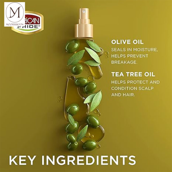 نرم کننده بعد از حمام زیتون آفریکن پراید African Pride Olive Miracle Leave-In Conditioner 355ml - Image 3