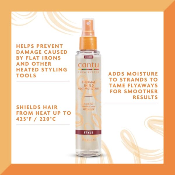 اسپری محافظ حرارتی موی فر کنتو Cantu Thermal Shield Heat Protectant حجم 151 میلی لیتر - Image 5