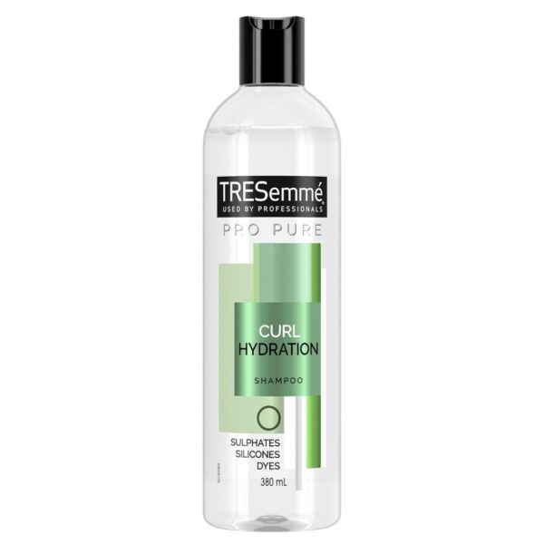 شامپو آبرسان موی فر ترزمه بدون سولفات TRESemmé Pro Pure Curl Hydration Shampoo حجم 380 میلی‌لیتر