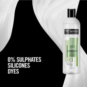 شامپو آبرسان موی فر ترزمه بدون سولفات TRESemmé Pro Pure Curl Hydration Shampoo حجم 380 میلی‌لیتر