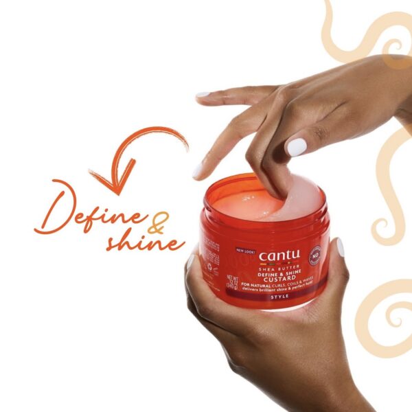 کاسترد حالت‌دهنده و براق ‌کننده کنتو Cantu Define & Shine Custard حجم 340 گرم - Image 4