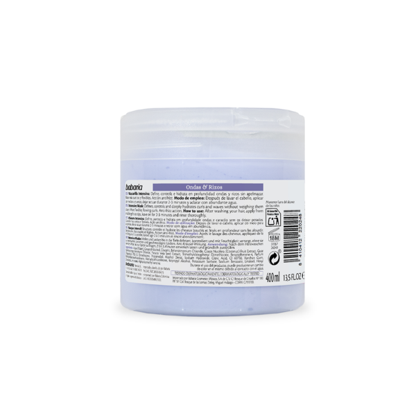 ماسک آبرسان موی فر باباریا  Babaria Mascarilla Ondas & Rizos حجم 400 میلی لیتر - Image 2