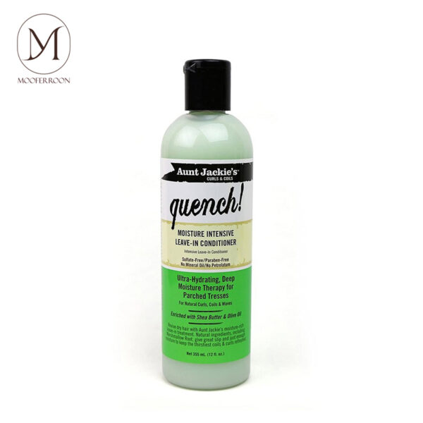نرم کننده و آبرسان درمانی بعد حمام آنت جکیز Aunt Jackies Curls and Coils Moisture Leave-In Hair Conditioner